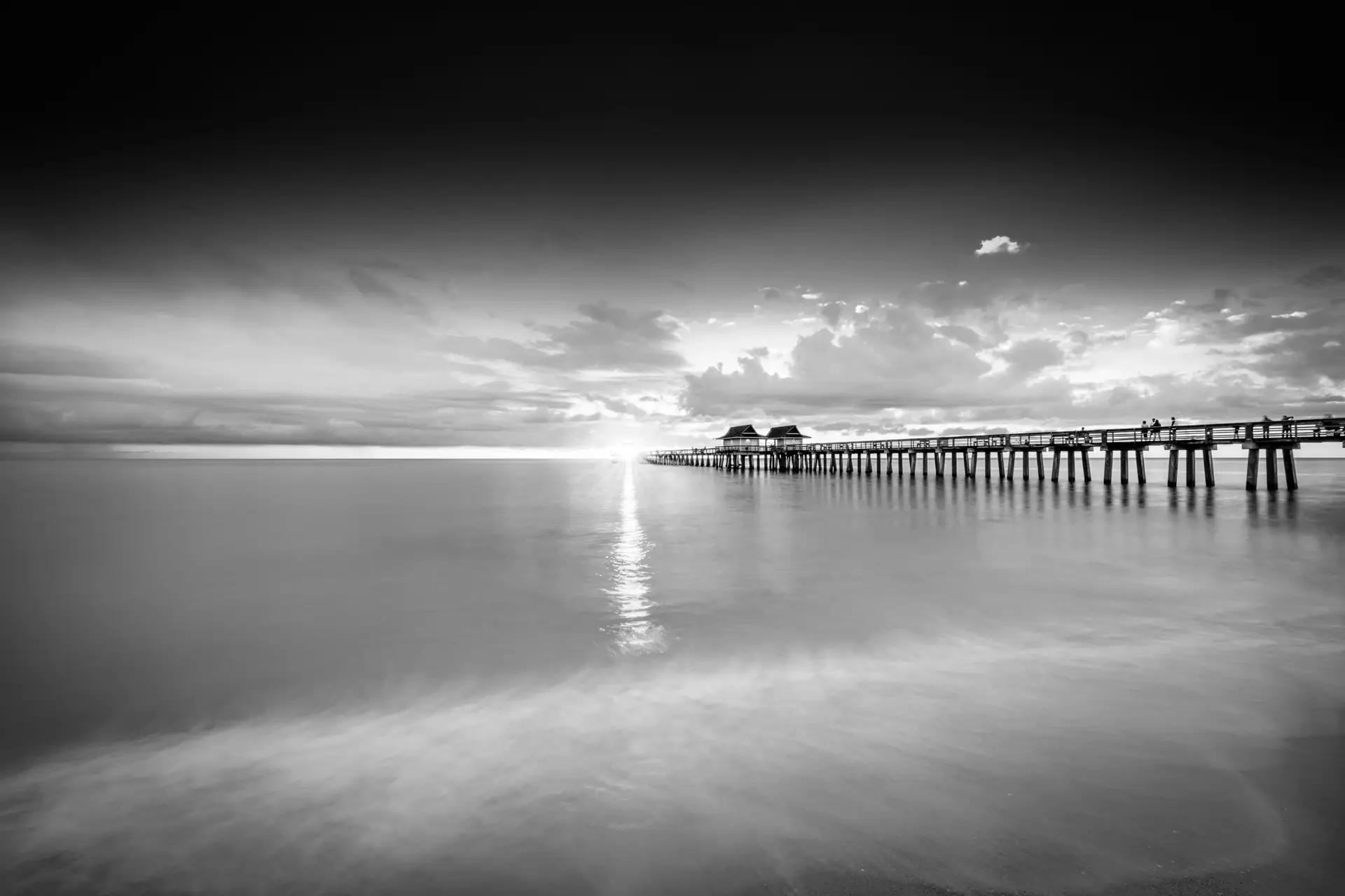 Naples Pier sunset
