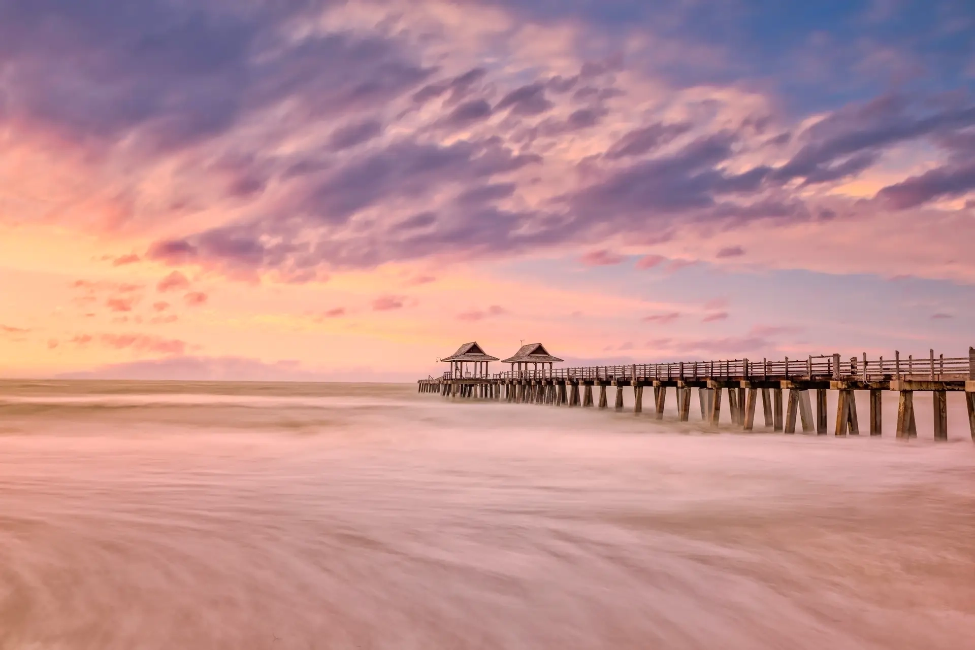 Naples Pier after hurricane Ian