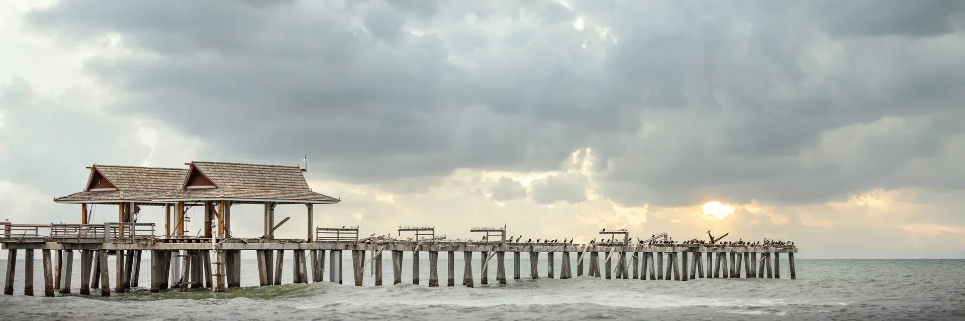 Naples Pier after hurricane Ian