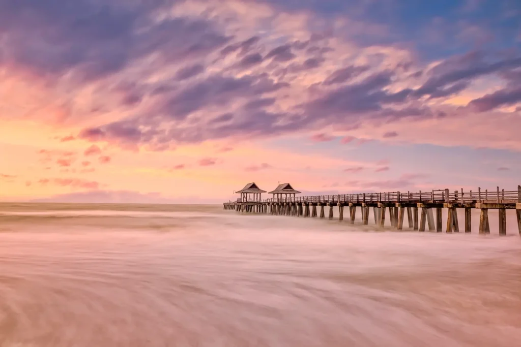Naples Pier after hurricane Ian